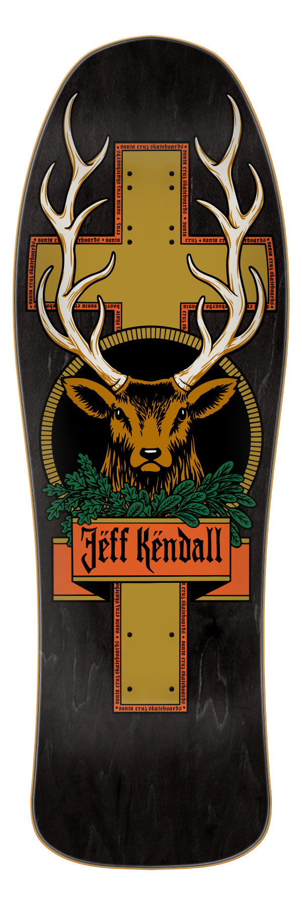 Santa Cruz Jägermeister Kendall Deer Reissue Skateboard Deck 10.18in x 30.99in