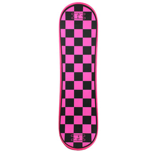 SALE - Krown Snowskate 9" x 32" Checkers Pink