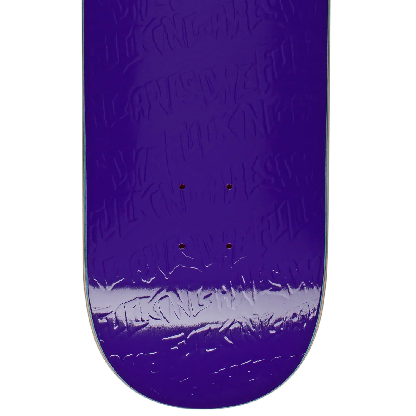 SALE - Fucking Awesome Purple Stamp Embossed 8.5