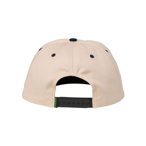 SALE - Slime Balls Skateboard Wheels Hat SB Strip Snapback Tan/Black