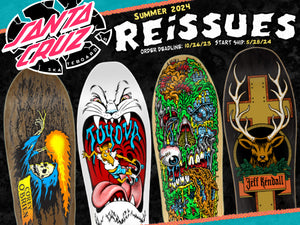 *** PRE-ORDER *** Santa Cruz Roskopp Face Three Reissue Skateboard Deck 9.9in x 30.8in