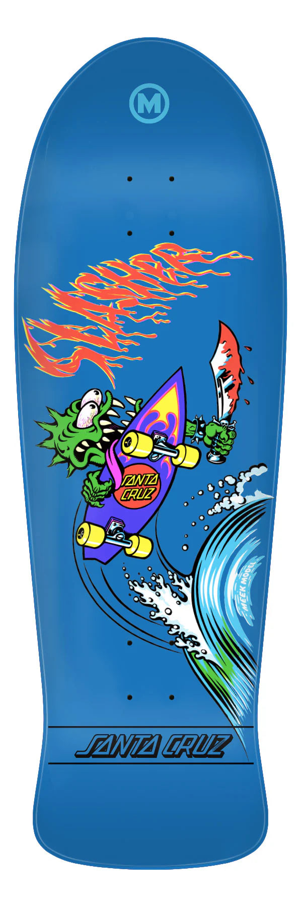 SALE - SANTA CRUZ MEEK OG SLASHER 10.1 LTD REISSUE SKATEBOARD DECK