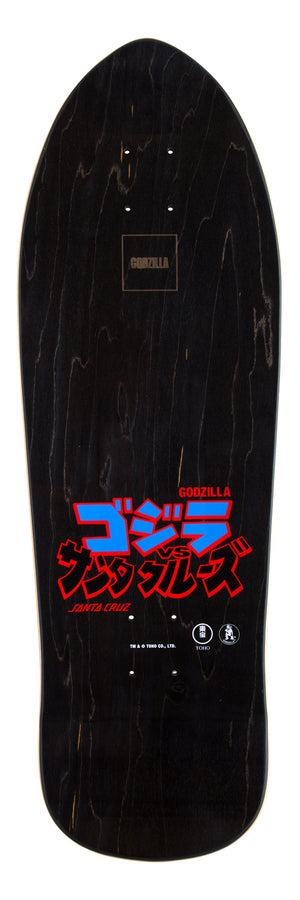 SALE - SANTA CRUZ Godzilla Jr. Natas Skateboard Deck 9.89in x 29.82in