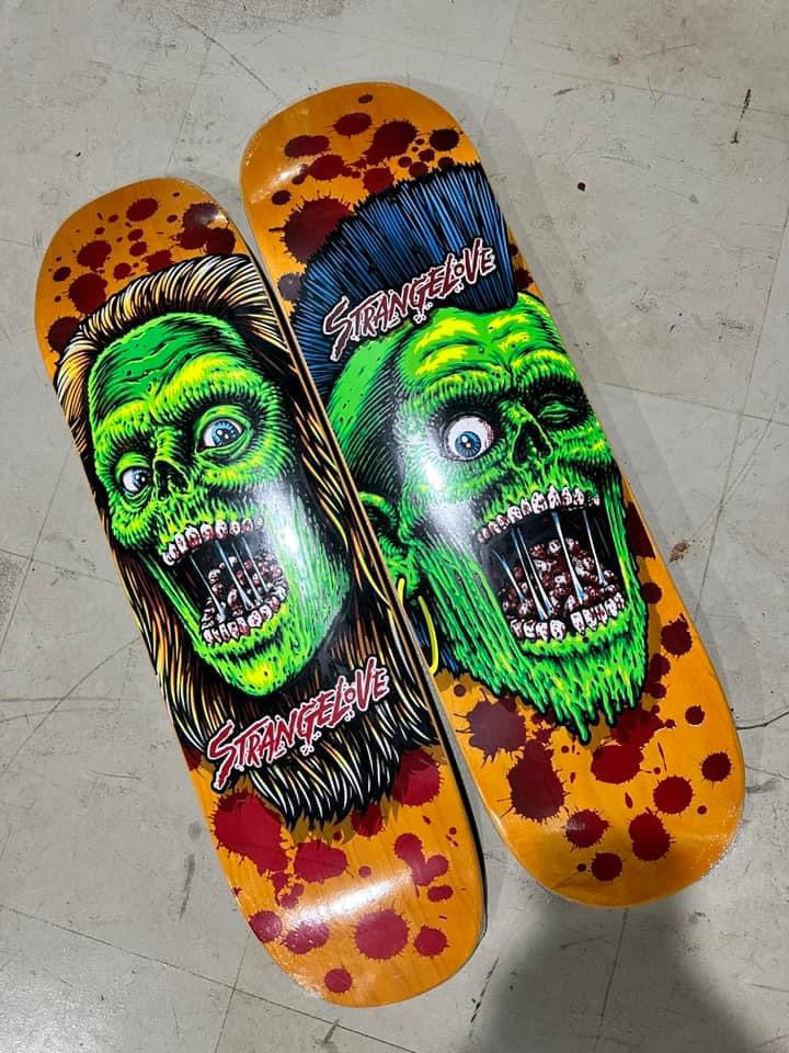 SALE - Strangelove Ghoul Set! Ghoul + She Ghoul Skateboard Decks