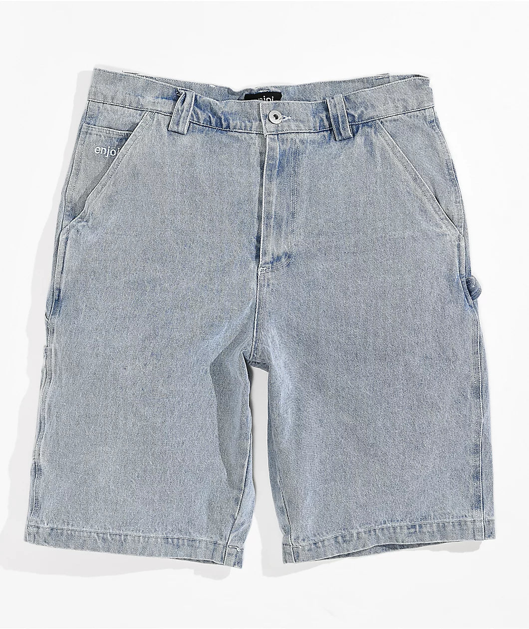 SALE - Enjoi 40oz Light Blue Denim Shorts