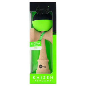 KENDAMA USA Kaizen Half Split - Nova Shape - Green & Black