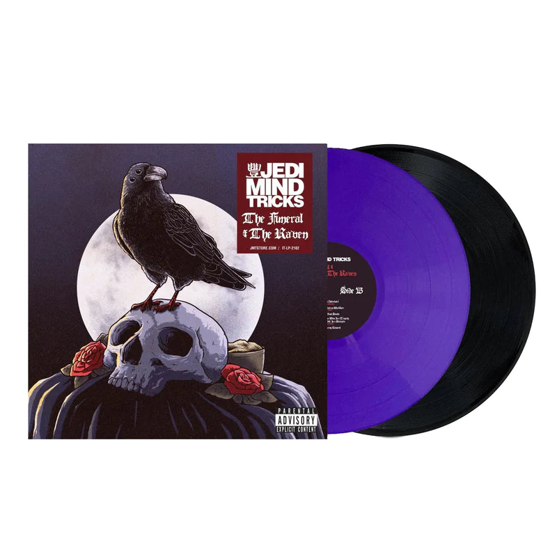 JEDI MIND TRICKS Funeral & The Raven (Black & Purple Vinyl Record/2lp)