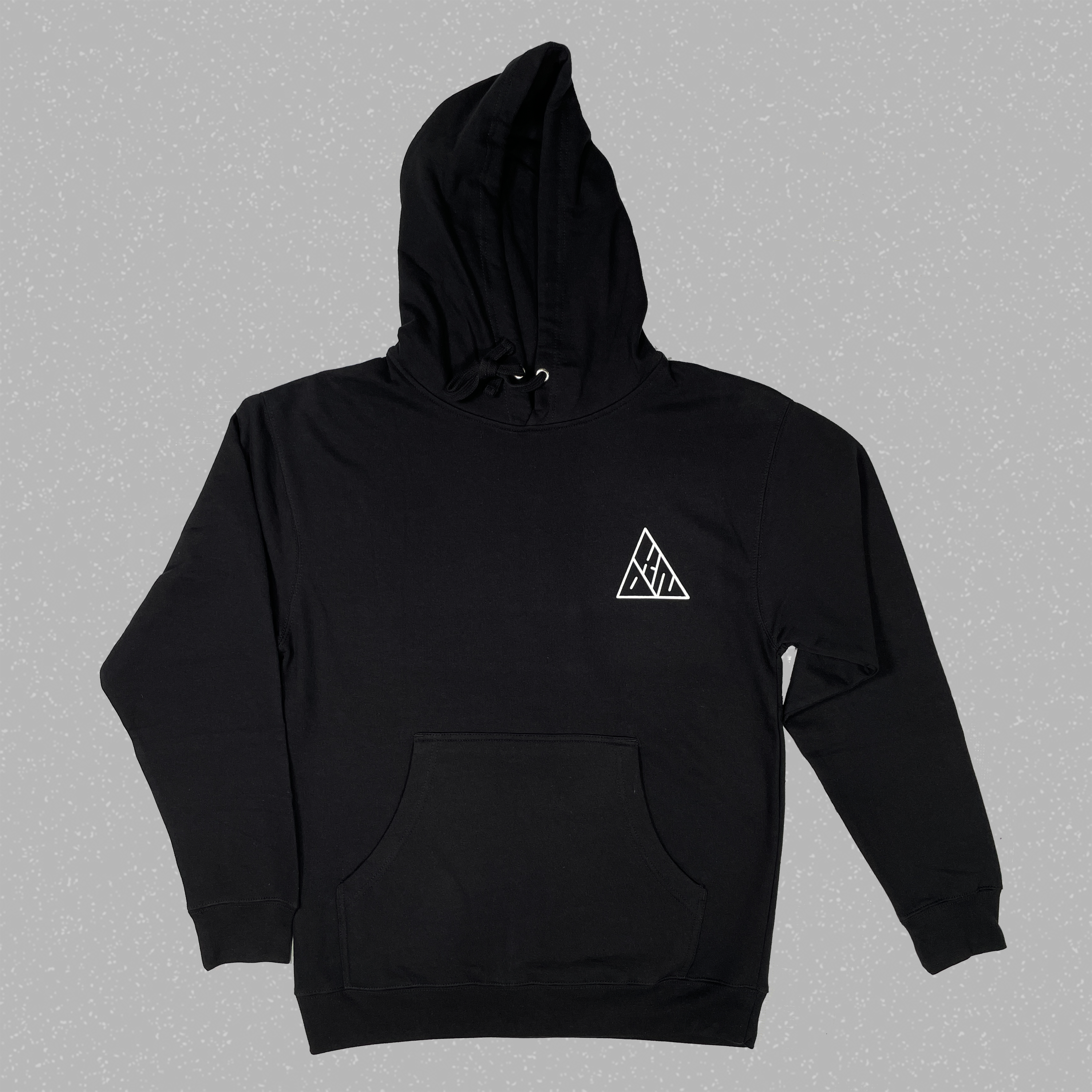 SALE - The Kindness Pyramid Hood Sweatshirt Black